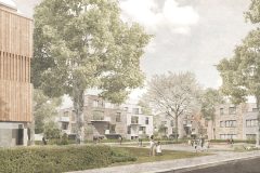 Wohnquartier Steinhausstraße, Bochum <a href="https://www.lietmeyer.com/2022/03/08/neues-wohnbauprojekt-in-guennigfeld/">Mehr erfahren.</a> Wohnquartier Steinhausstraße, Bochum